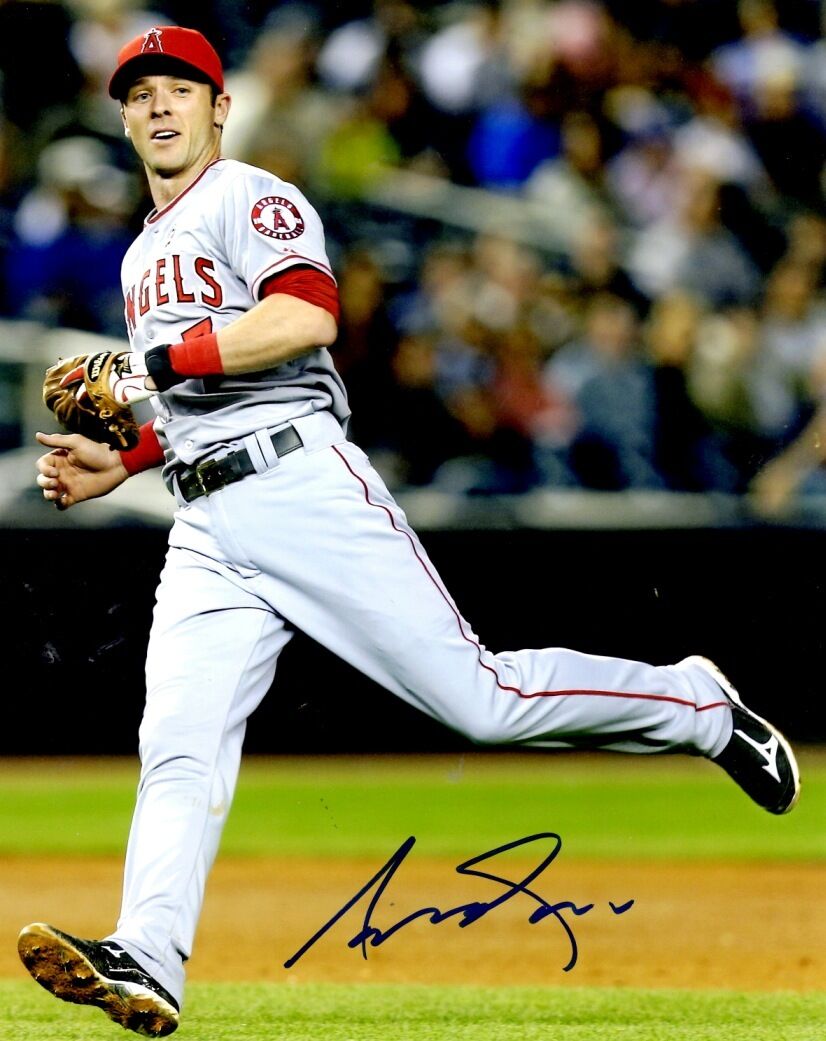 Autographed ANDREW ROMINE Los Angeles Angels 8x10 Photo Poster painting w/ COA