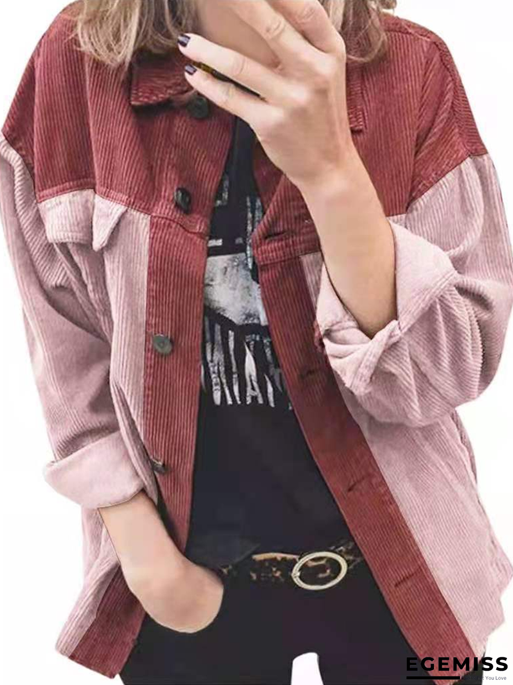 Buttoned Casual Outerwear | EGEMISS