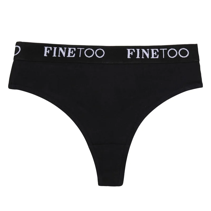 FINETOO Cotton Brazilian Panties Women M-XL Low-Rise Underwear Ladies Soft Underpants Female Panty Lingerie Cotton Panties 2021