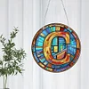 Diamond Painting Double Sided Letter C Suncatcher Hanging Ornament for Home Decor