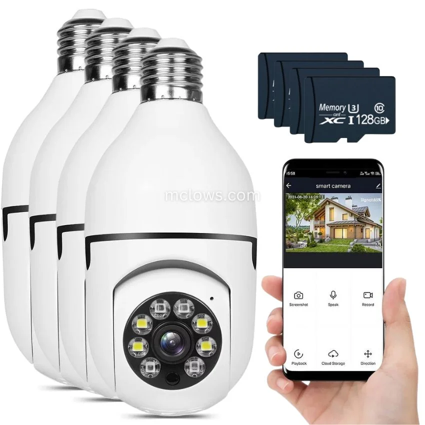 The Original BulbCam360&trade;️ - Wireless Smart Security Cam