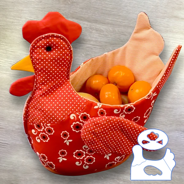 Cute Egg Basket Template Set With Instructions