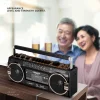 Retro tape recorder vintage 80s radio cassette player small multi-function player