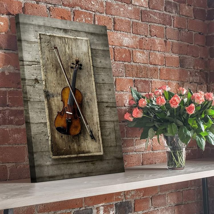The Violin Canvas Wall Art