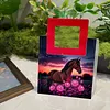 DIY Diamond Art Painting Handbag with Square Handle Diamond Painting Shopping Tote Bags Kits Multi Purpose Diamonds Paintings Creative Handbags for Women Girl Art Craft Gift