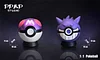 1:1 Scale Gengar Pokeball - Pokemon Resin Statue - PPAP Studios [In Stock]