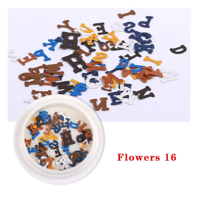 Spring Summer Flower Nail Decoration Wood Pulp Paper Mini Daisy Simulation Flower Butterfly Fashion DIY Nail Art Design Charm