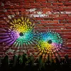 Solar Fence Lights Mandala Theme Waterproof Metal Solar Powered Deck Step Stair Lights for Garden Post Patio Decor Gifts for Women Mom