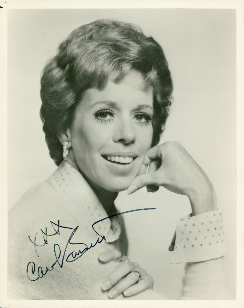 Carol Burnett (Vintage) signed Photo Poster painting COA