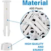 12 Pack Pool Joint Pin with Rubber Seals Kit Long Pool Pin for Above Ground Pool