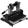 [US Local Warehouse] Table Tennis Racket Rubber Cutting Machine Precision Table Tennis Rubber Cutter Double Roller Bearing Design with 8mm Thickness Base Plate Effortless Edge Trimming Pasting for Ping Pong Bat