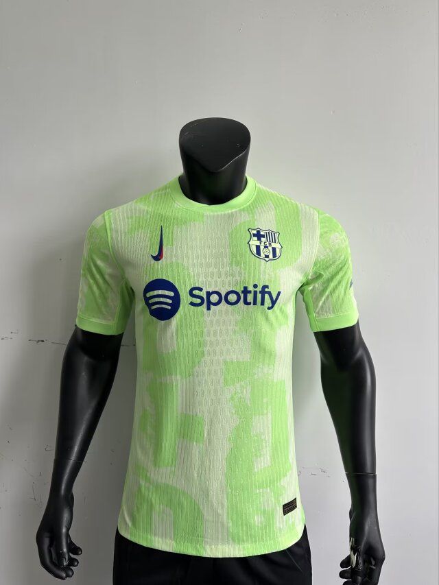 24/25 Barcelona Third Away Player Version Football Shirt Thai Quality