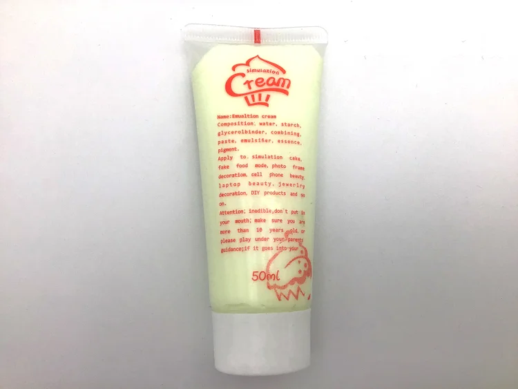 ASTRYAS Simulation Fake Whipped Cream Glue, 9 PCS Decoden Cream Clay Glue  DIY Ph