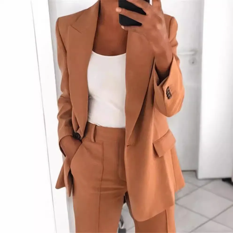 Uveng Uveng Autumn New Fashion Clip Repair Body Cardigan Temperament Blazer Woman