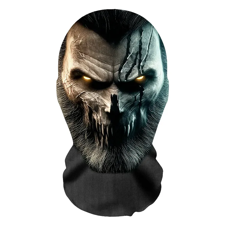 3D Spoof Face Simulation Headgear-Zombie Wolverine