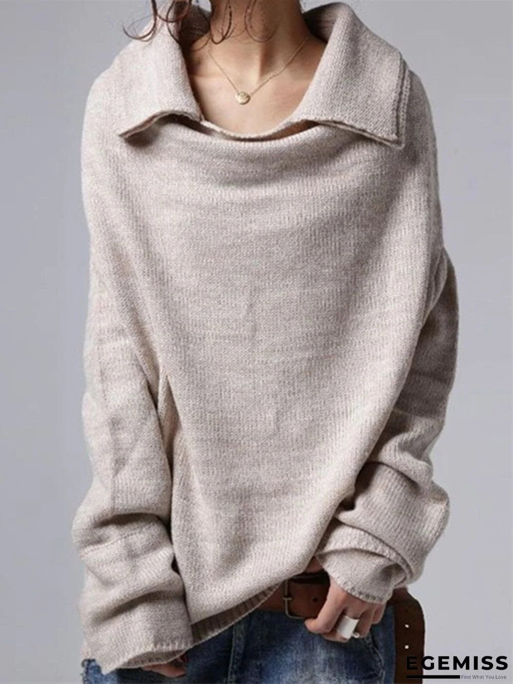 Plain Long Sleeve Cotton Shirts & Tops | EGEMISS