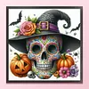 Skull-11CT Stamped Cross Stitch 40*40cm/15.75*15.75in tapestrymarket