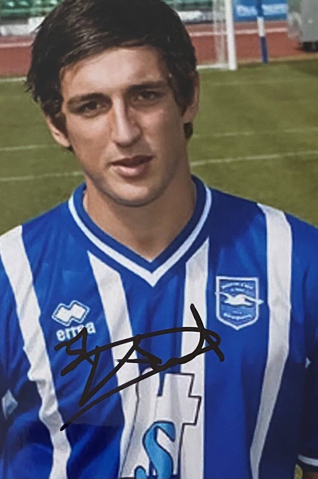 Lewis Dunk Genuine Hand Signed Brighton 6X4 Photo Poster painting