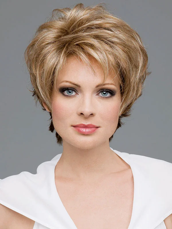 Soft Layered Edge Flip Synthetic Women's Wig