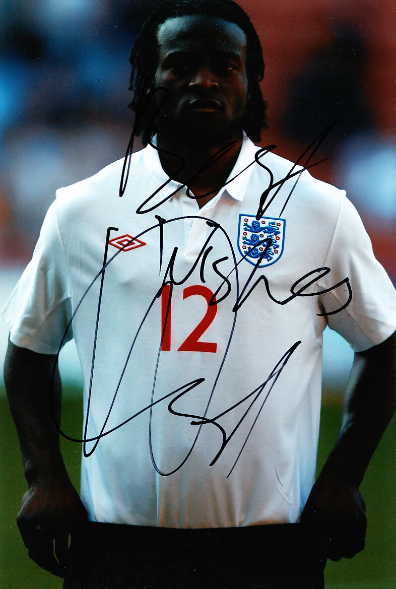 England Victor Moses Hand Signed Photo Poster painting 12x8 1.