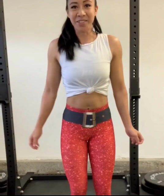 Santa's Outfit Yoga Leggings-1013