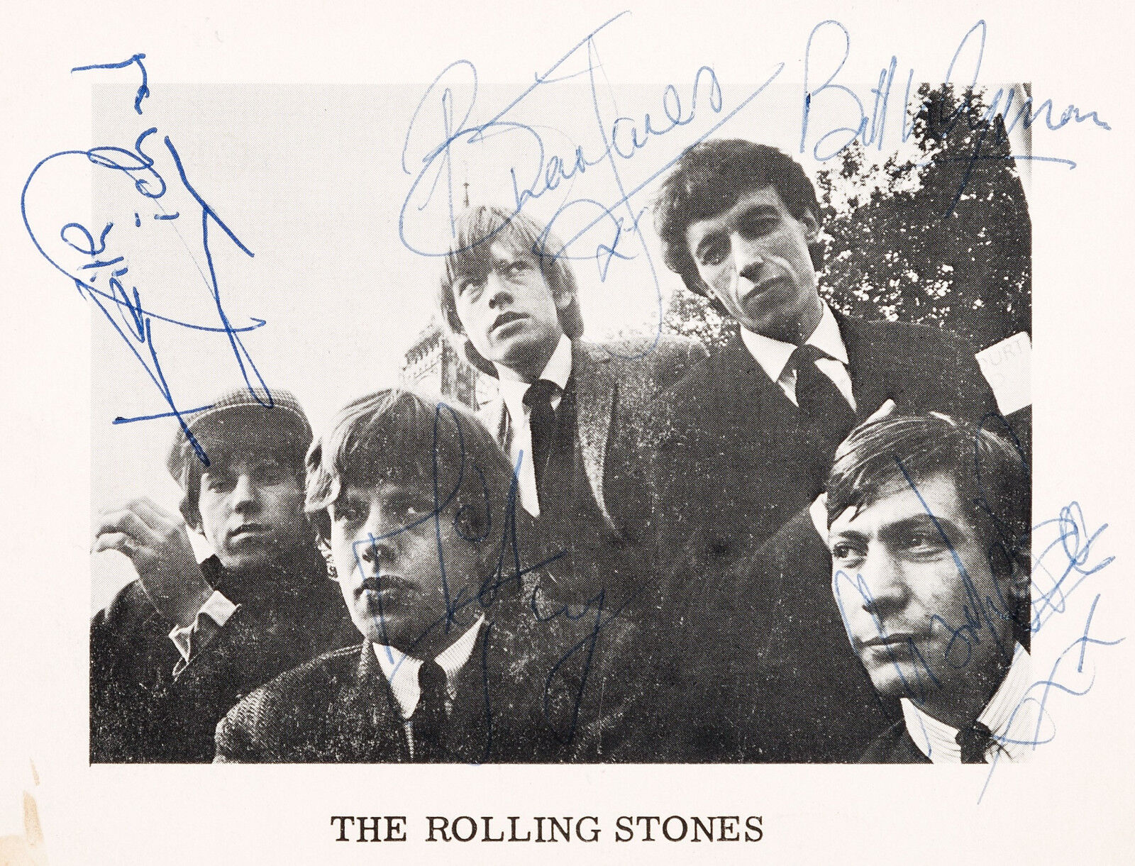 THE ROLLING STONES Autographed Photo Poster paintinggraph - Rock Band - preprint