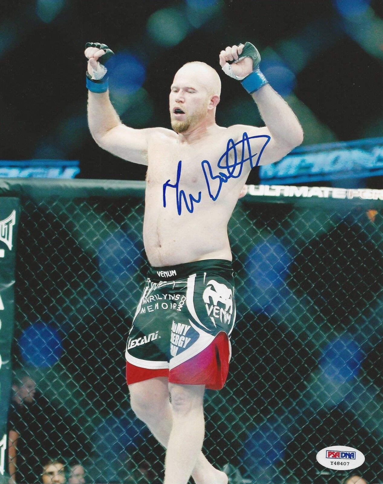 Tim Boetsch UFC Fighter signed 8x10 Photo Poster painting PSA/DNA # Y48407