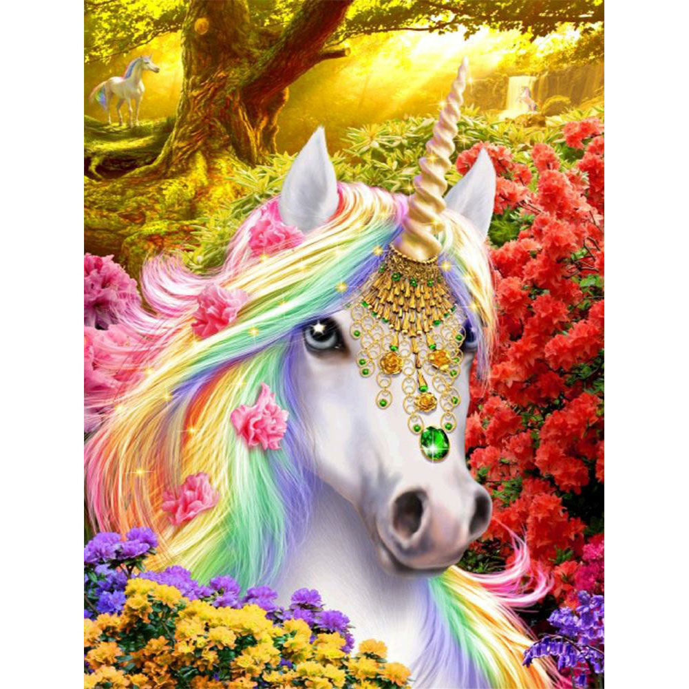 

Unicorn - Round Drill Diamond Painting - 50*60CM (Big Size), 501 Original