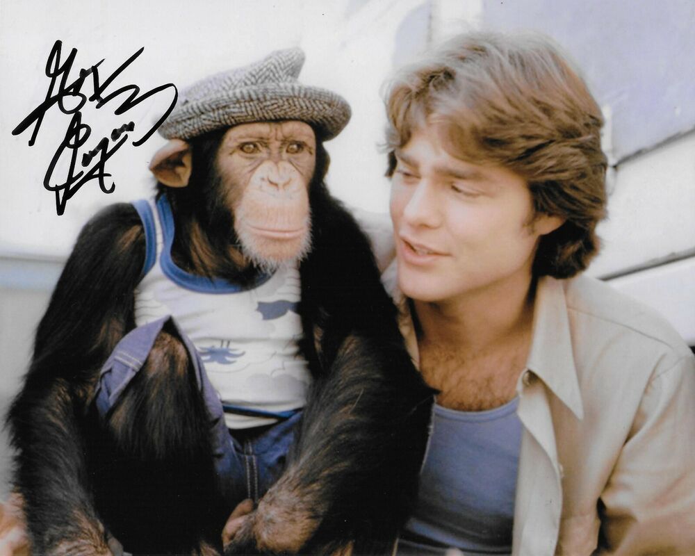 Greg Evigan BJ & The Bear Original Autographed 8X10 Photo Poster painting #4