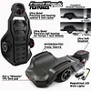 Fastback PRO Ergonomic Automotive Creeper Indoor & Outdoor - Heavy Duty HDPE Three-Wheel All-Terrain & Adjustable Ground Clearance - 2 Powerful LED Work Lights and Wall Hanger Included.