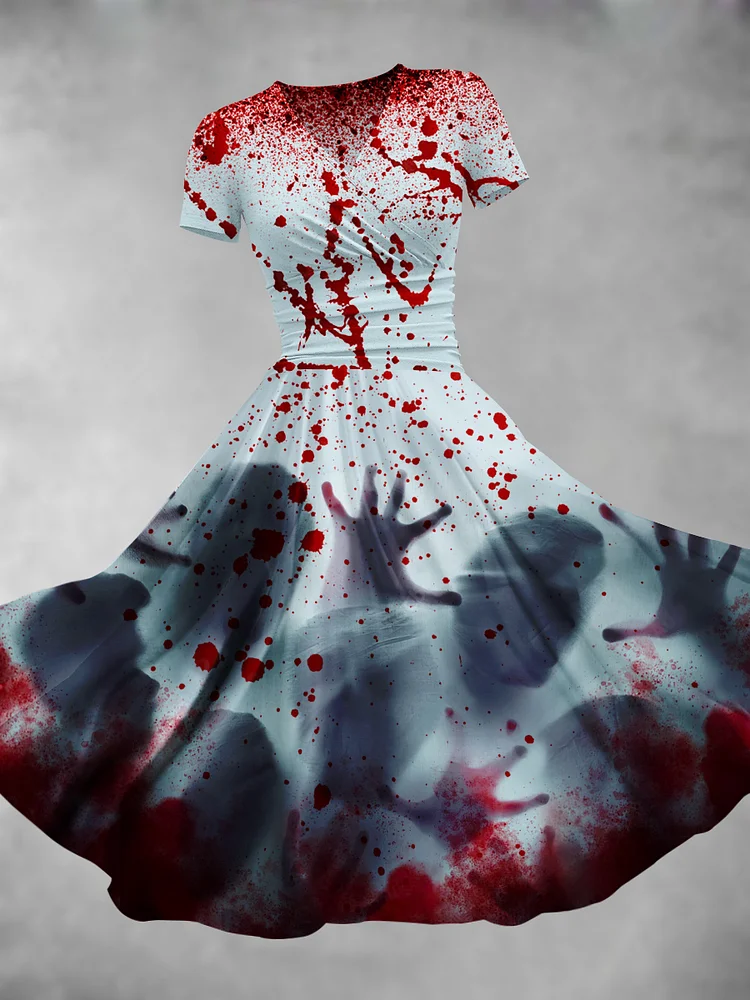 Women's Halloween Art Maxi Dress
