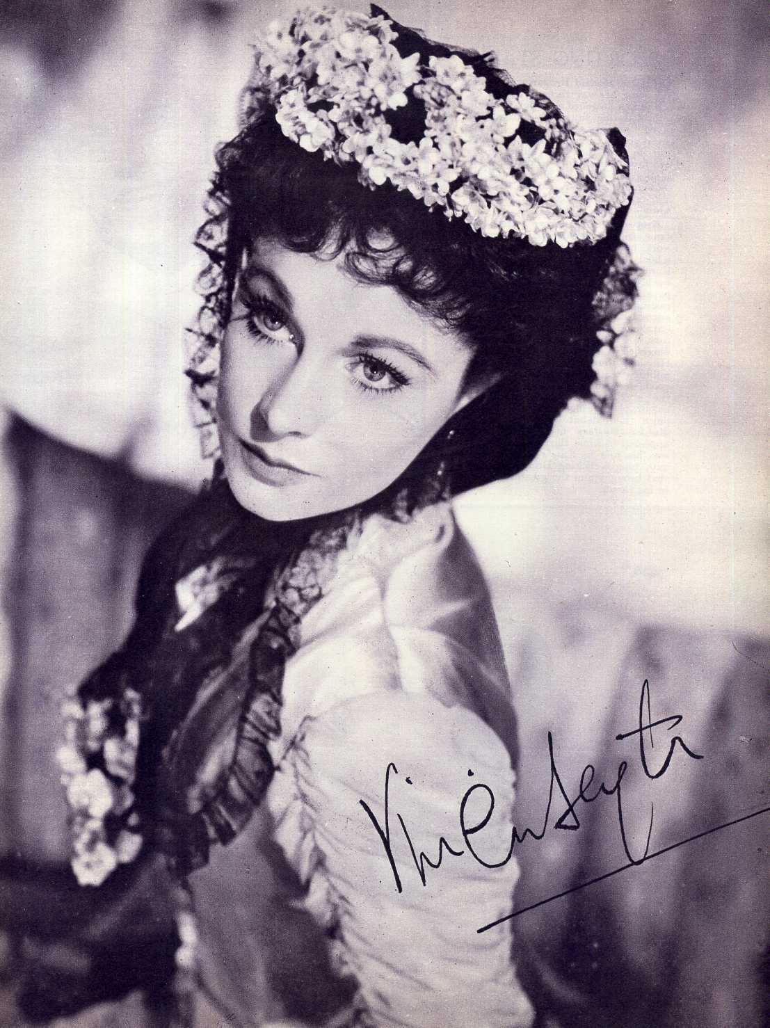 VIVIEN LEIGH Signed Photo Poster paintinggraph - Stage & Screen Film Actress - preprint