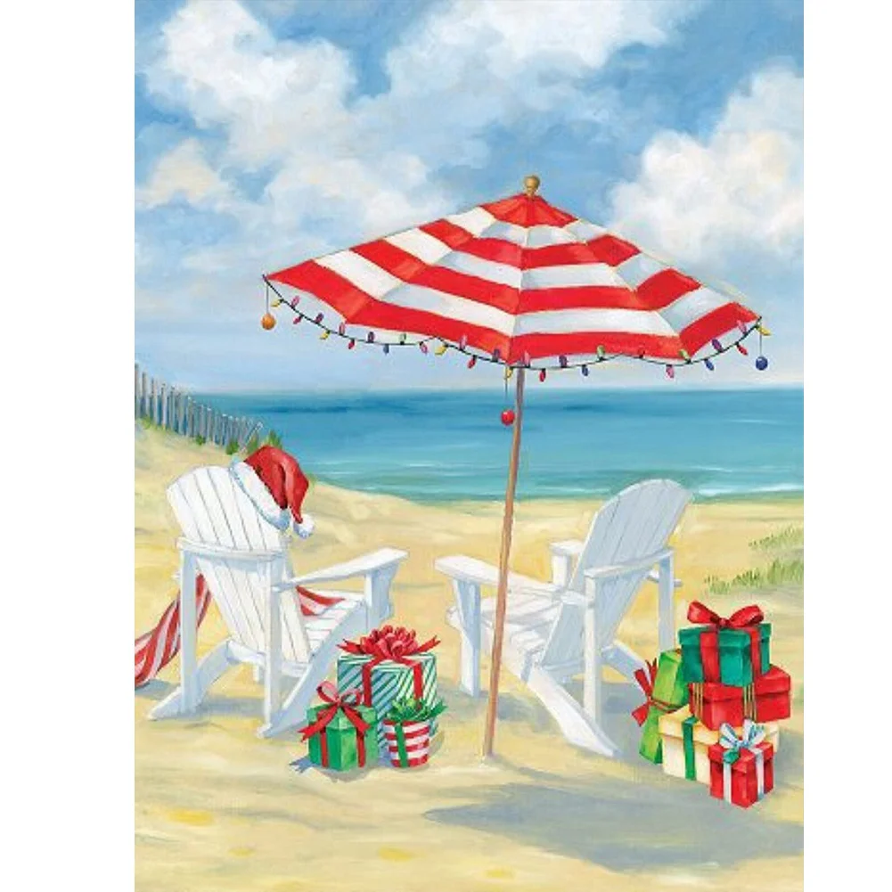 Diamond Painting - Full Round/Square Drill - Beach Happy Hour(30*40 - 50*60cm)