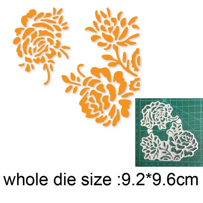 Craft Metal Cutting Dies Cut Die Mold Wildflower Flower Leaf Decoration Scrapbooking Dies Knife Mould Blade Punch Stencils Dies