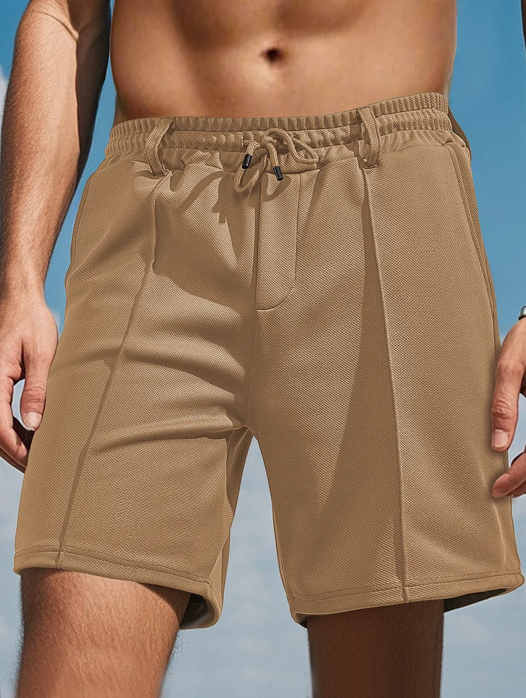 Men's Casual Quick-drying Pineapple Plaid Shorts Beach Shorts