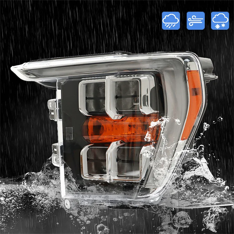SEBLAFF 1Pc Headlight Assembly LH Replacement for 2021 2022 F150 Left Side Headlamp ML3Z-13008-F