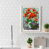 【Limited Stock Sale】Poppies-11CT Stamped 3 Strands Cross Stitch 40*55cm/15.75*21.65in tapestrymarket