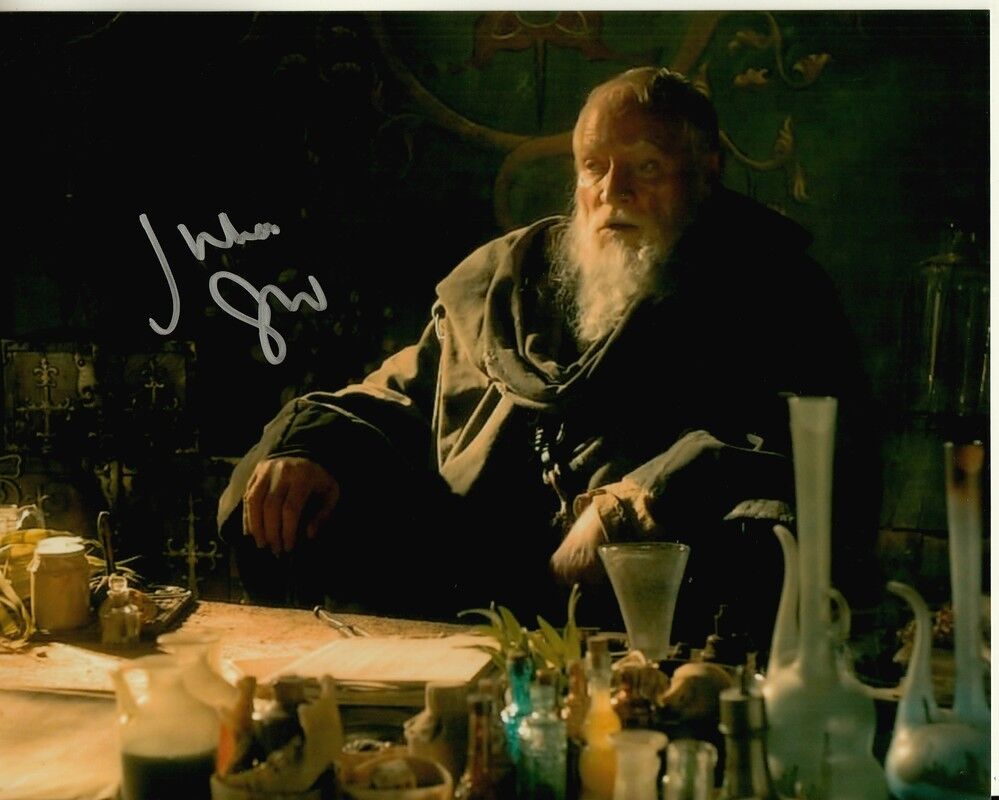 JULIAN GLOVER hand-signed GAME OF THRONES 8x10 w/ uacc rd coa STUNNING CLOSEUP