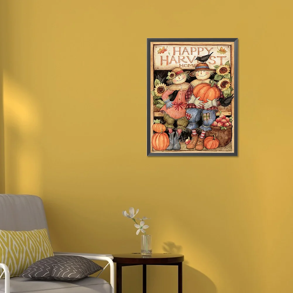 Diamond Painting - Full Round Drill - Scarecrow(Canvas|30*40cm)