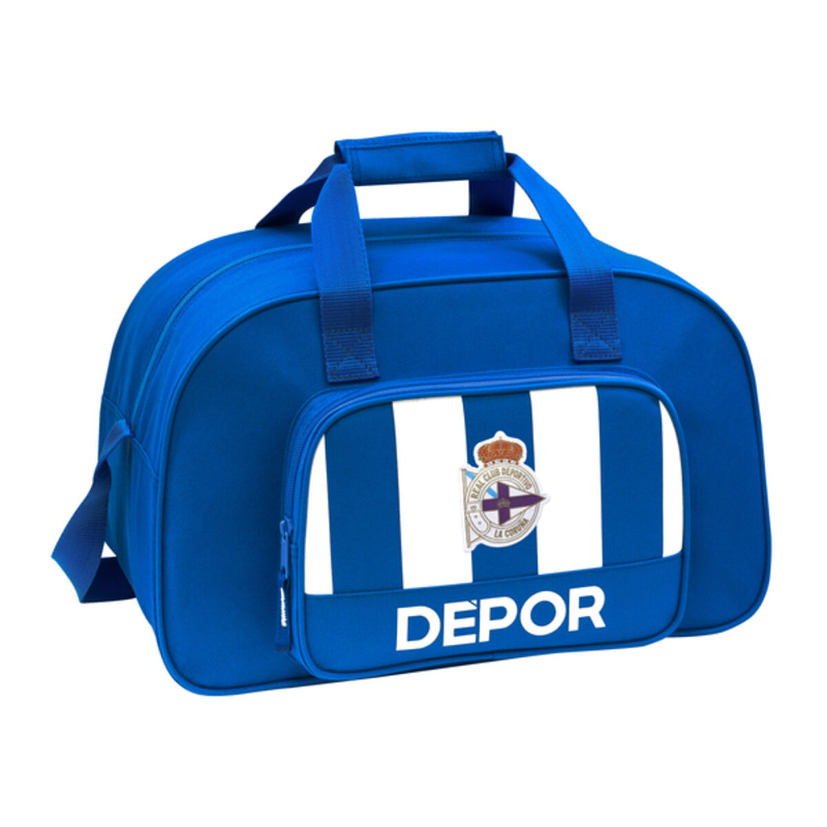 Sports bag R. C. Deportivo de La Coru&ntilde;a Blue White (40 x 24 x 23 cm) - sale.kim -  endless selection of finest brands