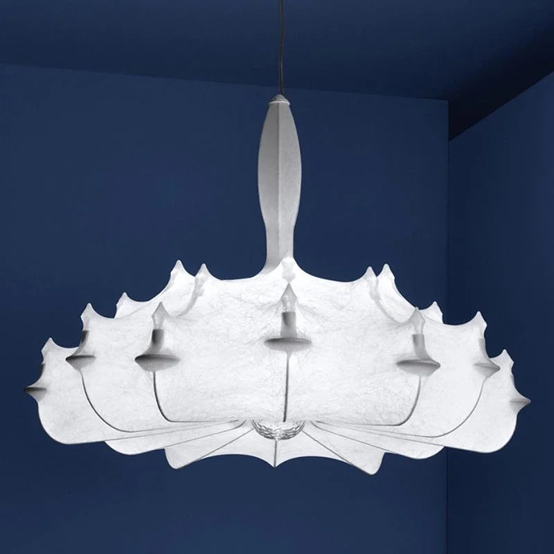 Silk Chandelier Simple Nordic Restaurant Creative Cocoon Lantern Decorative Lamp