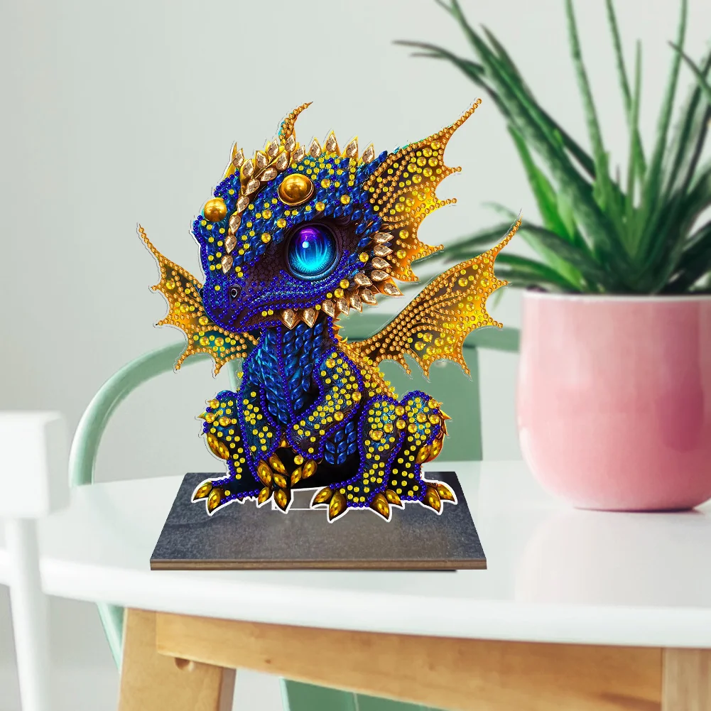 (Single-Sieded)DIY Baby Dragon Diamond Painting Ornaments