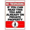 No Trespassing - Vintage Metal Signs - 20*30cm/30*40cm - Warning