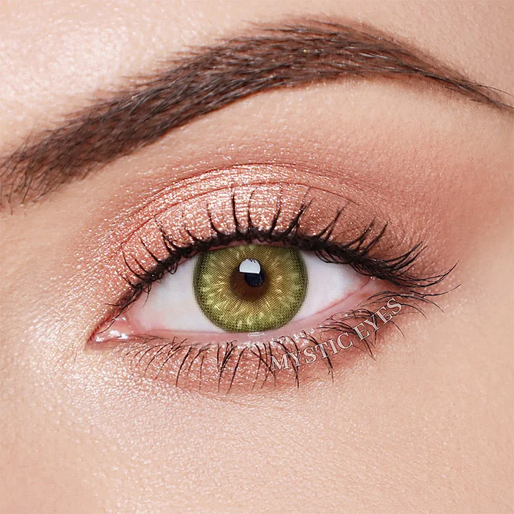 Moon Garden Green Colored Contact Lenses
