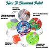(US Only)6pcs US Flag DIY Diamond Painting Coasters Kits with Holder for Adult Beginner