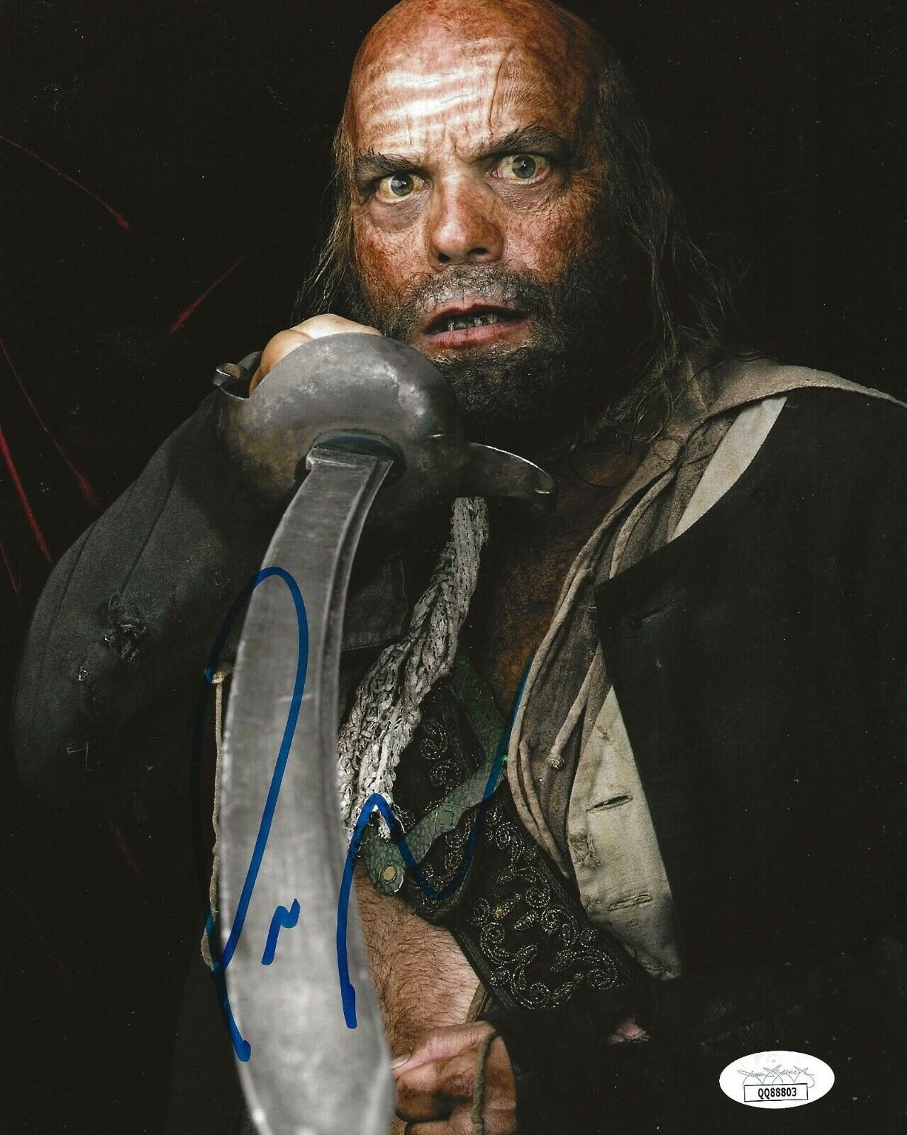 Lee Arenberg signed Pirates of the Caribbean 8x10 Photo Poster painting autographed Pintel 2 JSA