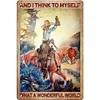 (Multi Style)Cowgirl - Vintage Metal Signs - 20*30cm/30*40cm - Western
