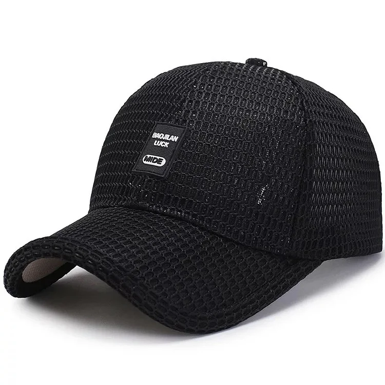Top Level Summer Baseball Hat For Men Breathable Mesh Trucker CapCurved Visor Casquette Homme Casual Women Sun Caps