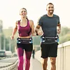 Running Belt with Bottles Waist Bag Sport Pouch Fanny Pack for Cycling (Blue)