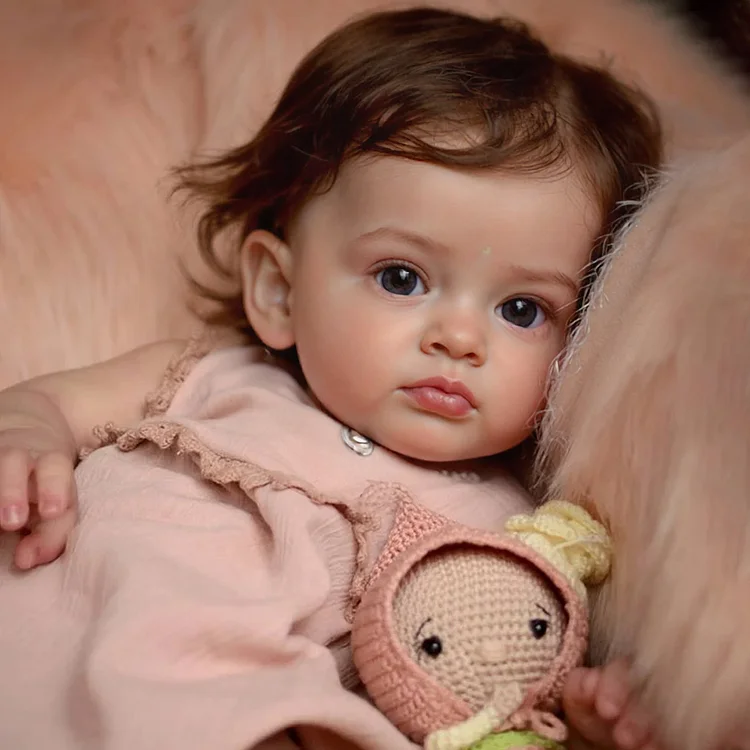 Preferential Adoption!! 12" Reborn Toddler Baby Doll Girl Eleanor, Huggable and Soft Touch Suitable for Age 3+ Kids